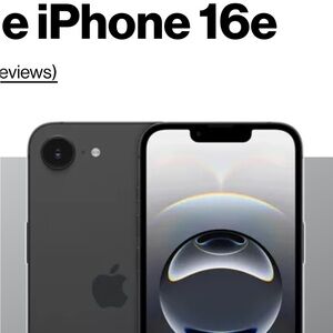 Apple iPhone 16e - Dark Gray. Paid 550.00 four months ago and is unlocked